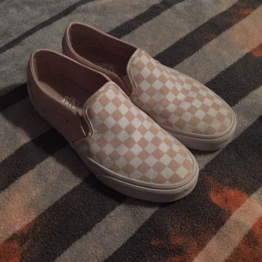 Cute Pink Rose Vans!!!